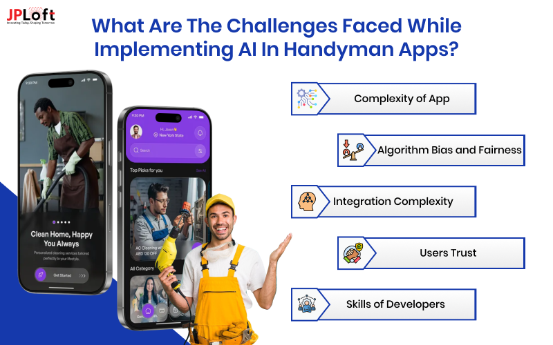  Challenges when Implementing AI in Handyman App